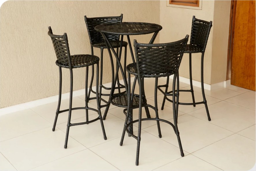 Conjunto Bistrô com Banqueta